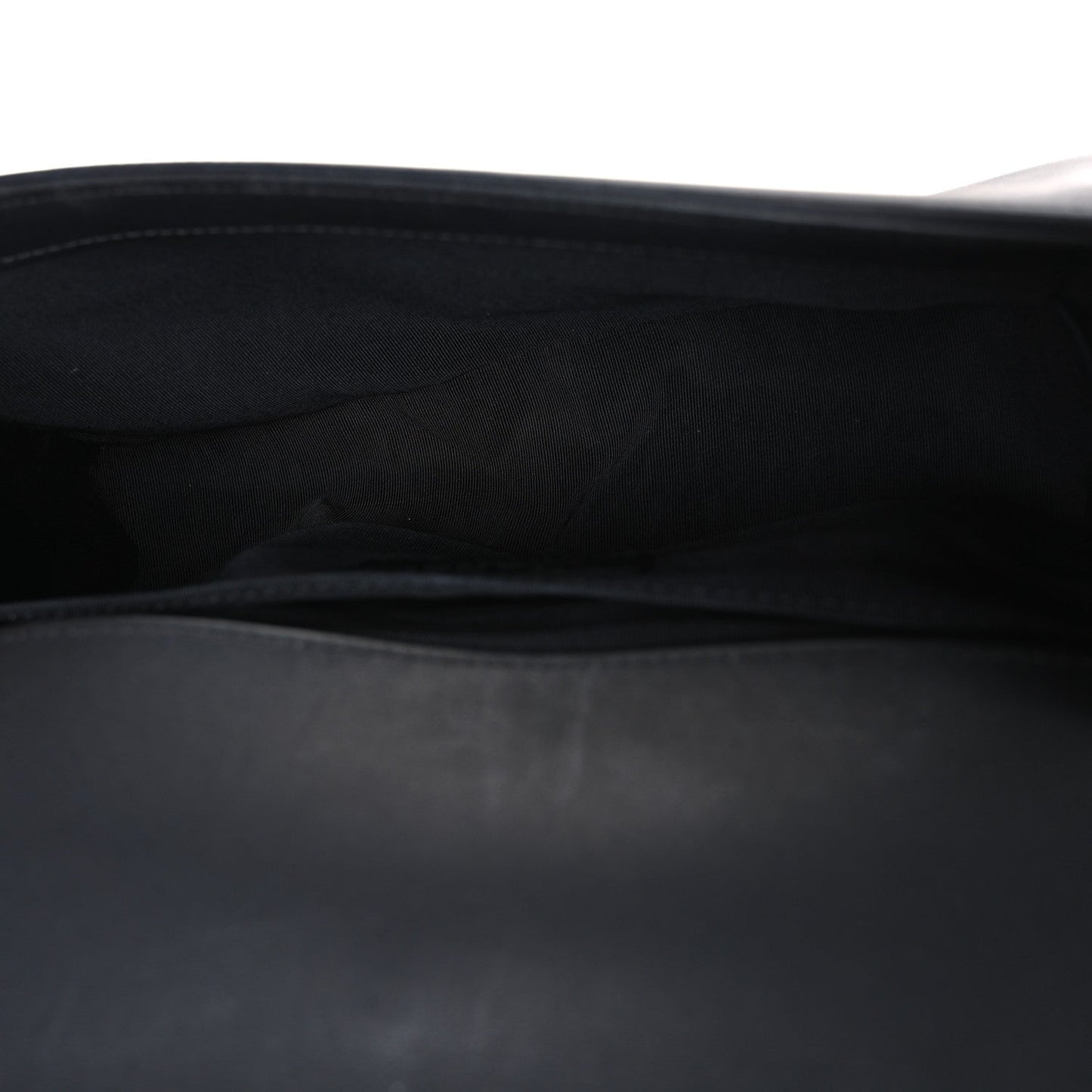 Calfskin Chevron Quilted Medium Boy Flap Black