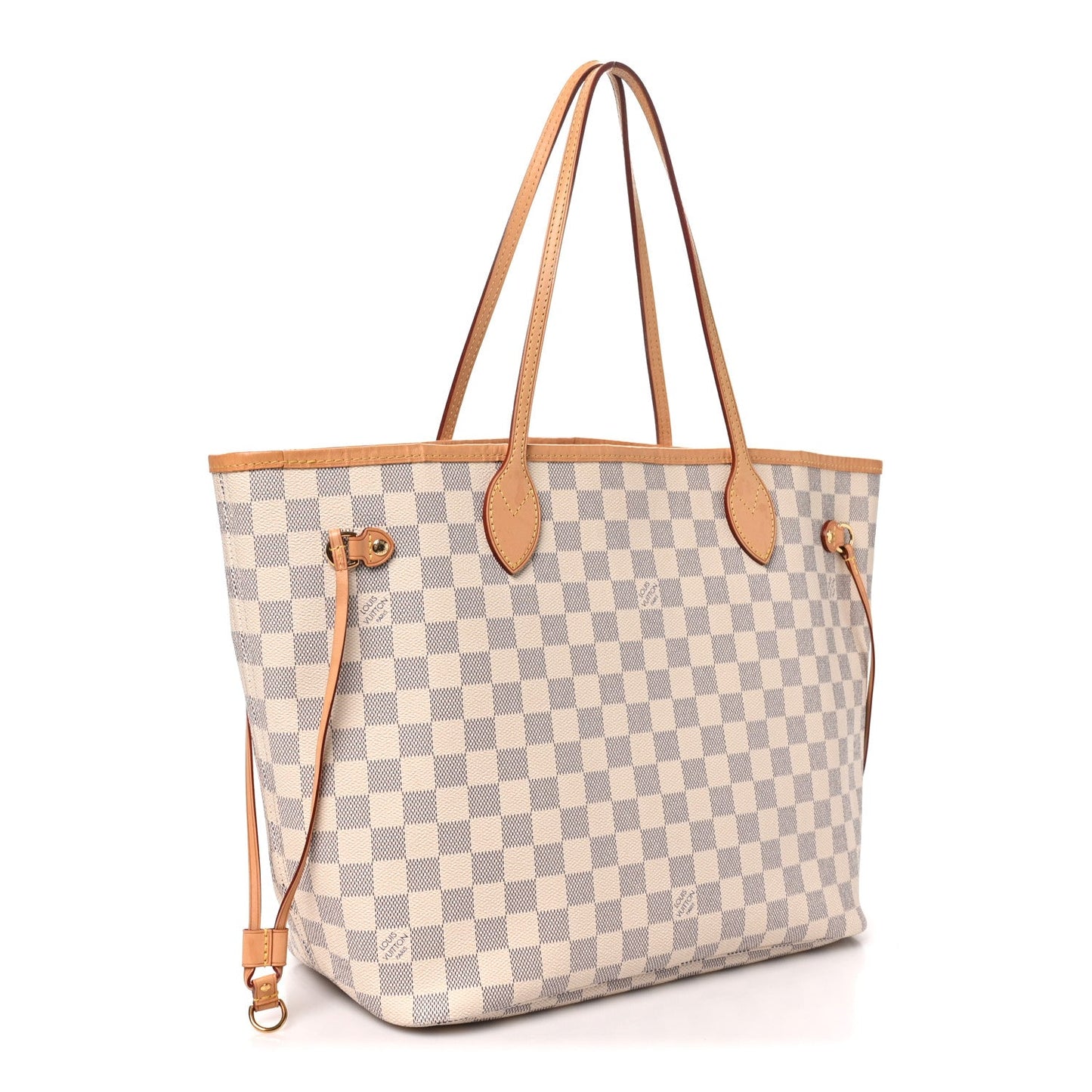 Damier Azur Neo Neverfull MM Rose Ballerine