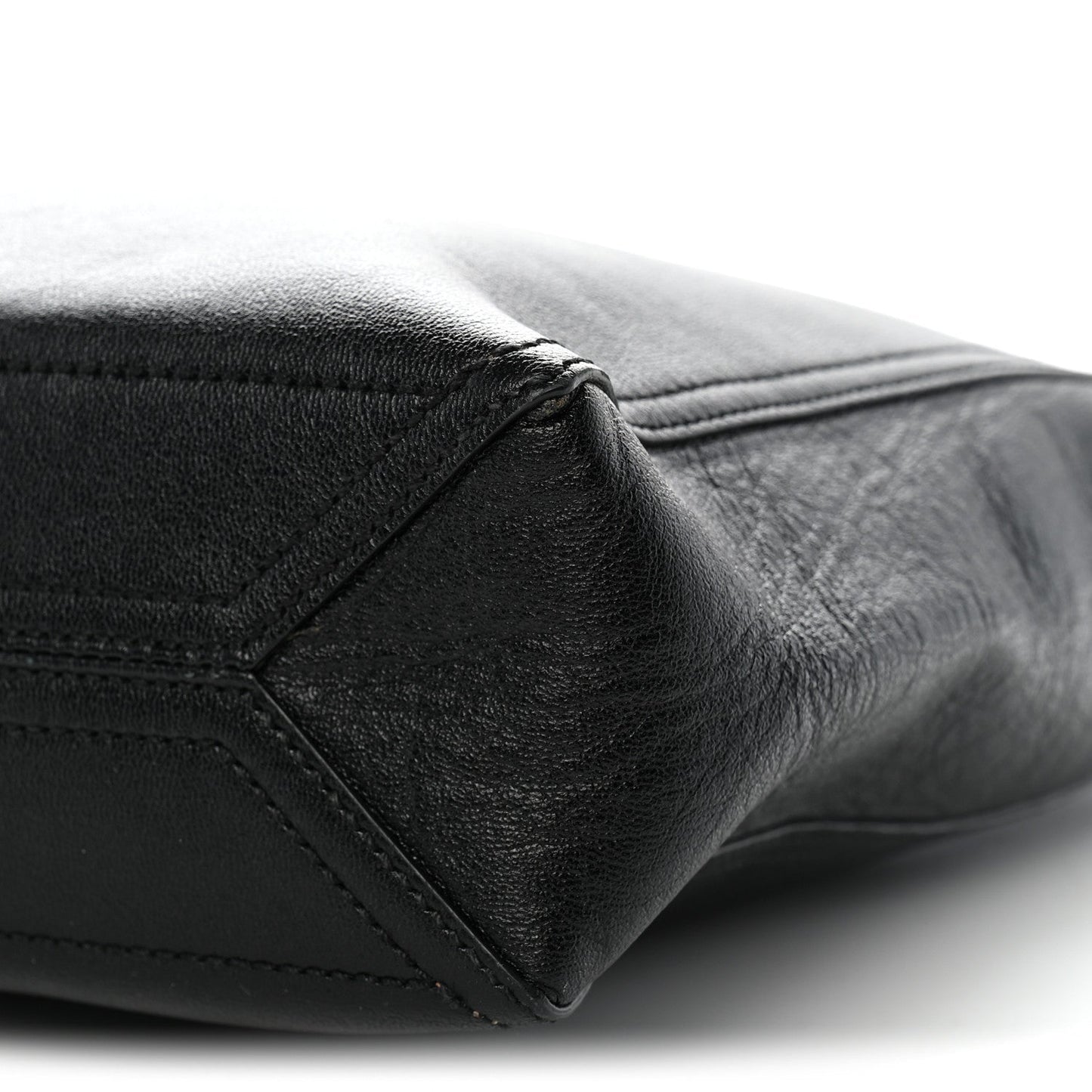 New Sakai Calfskin Lux Small Dahlia Tote Black