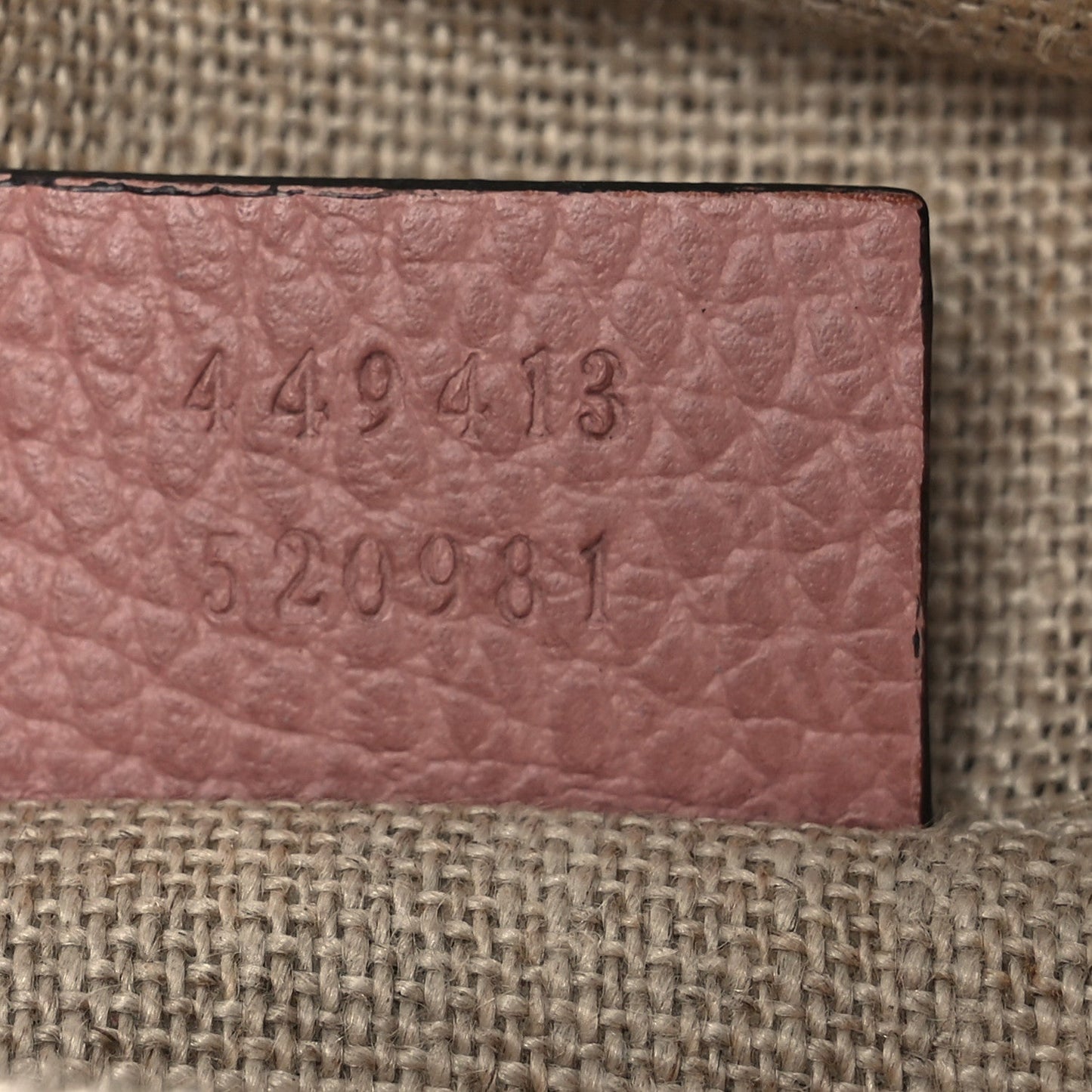 Monogram Mini Bree Messenger Bag Beige Soft Pink