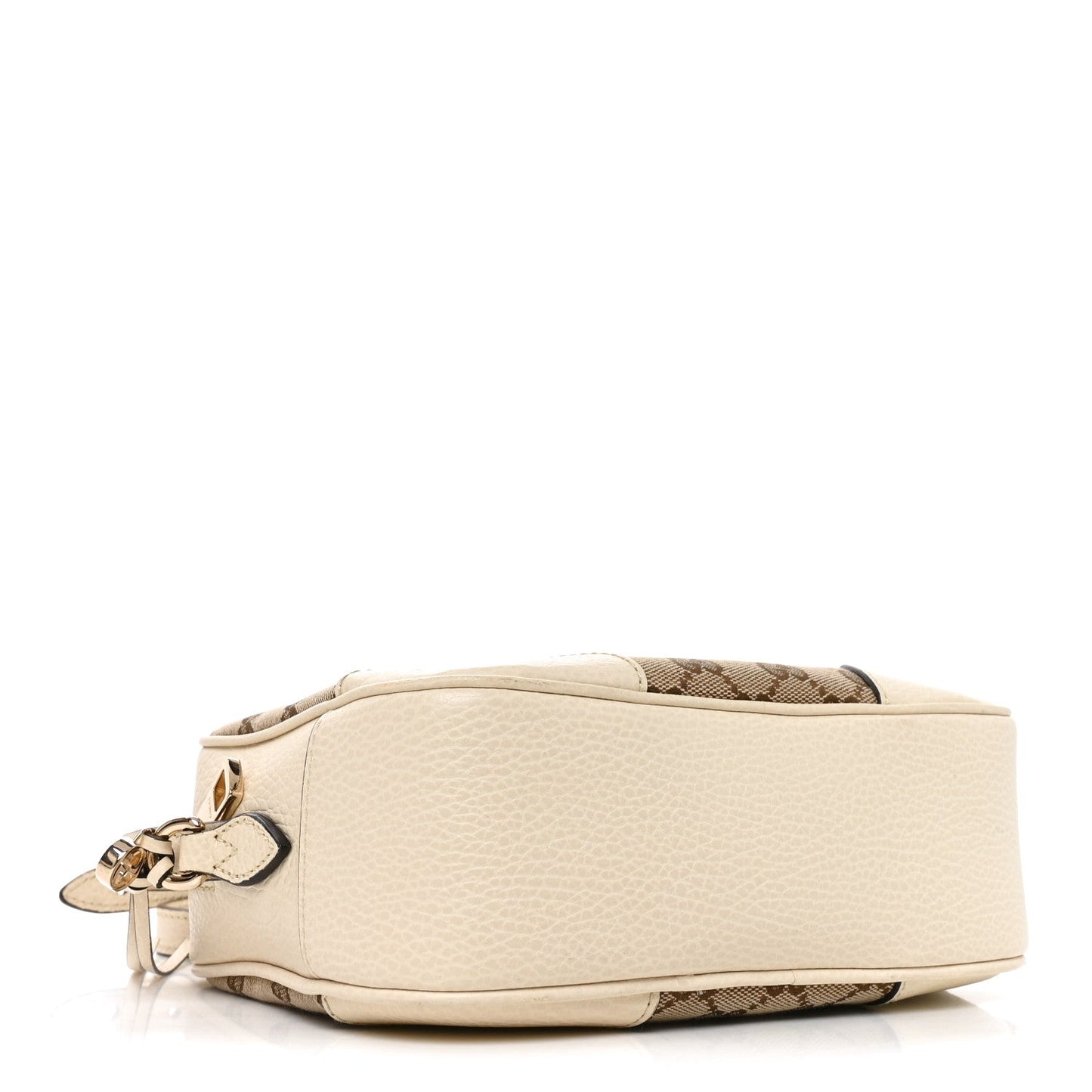 Monogram Dollar Calfskin Mini Bree Messenger Bag Beige Ebony Avoire