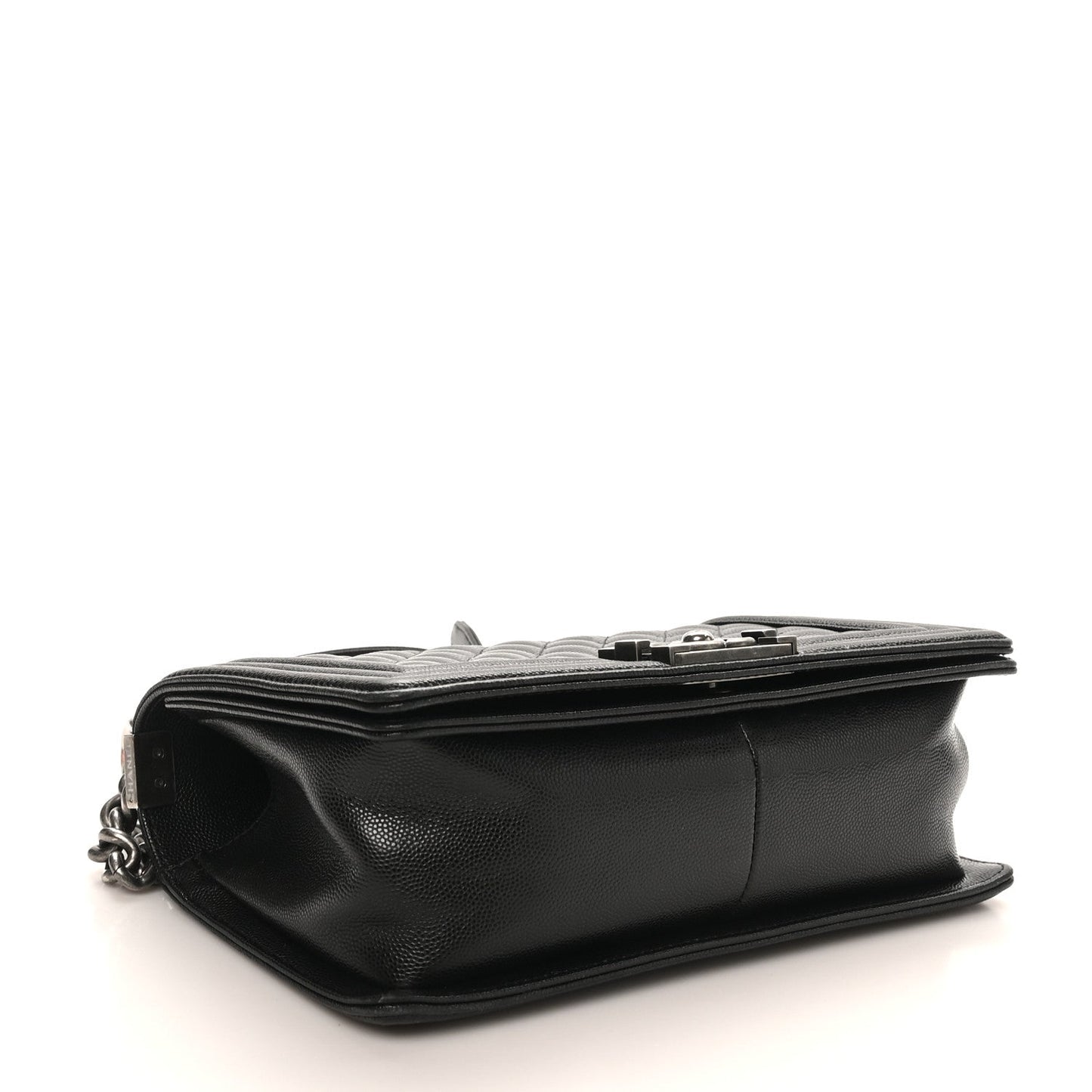 Caviar Quilted Medium Boy Flap Black
