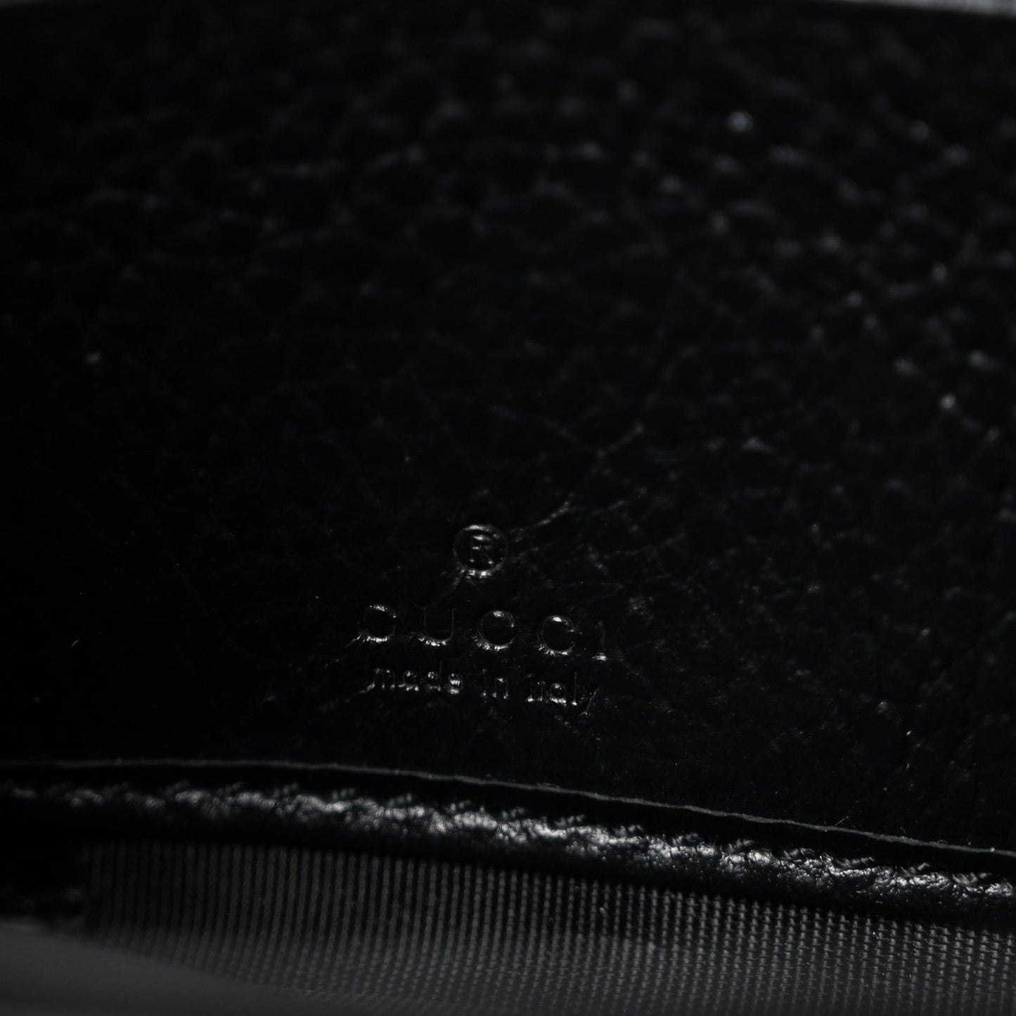 Dollar Calfskin GG Marmont Zip Around Wallet Black