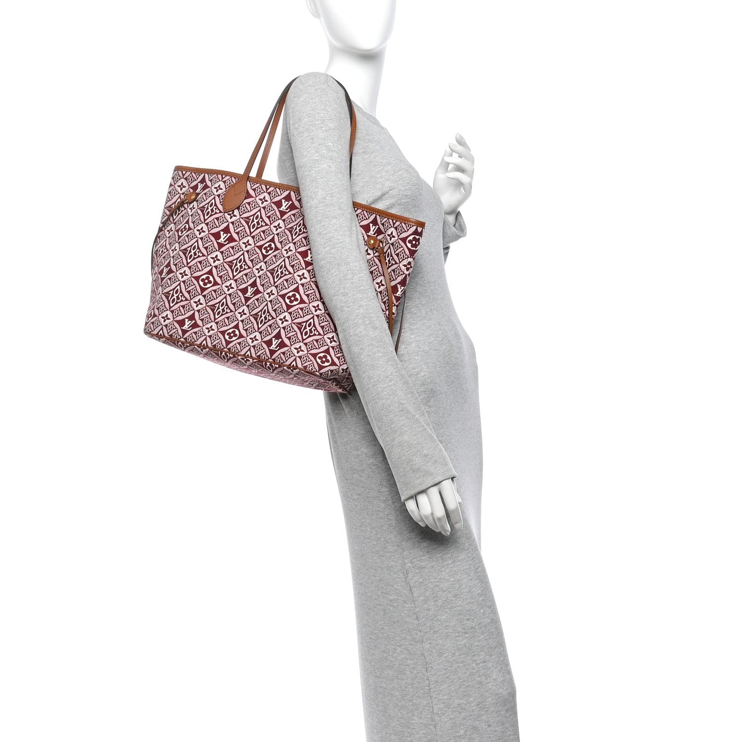 Jacquard Since 1854 Neverfull MM Bordeaux