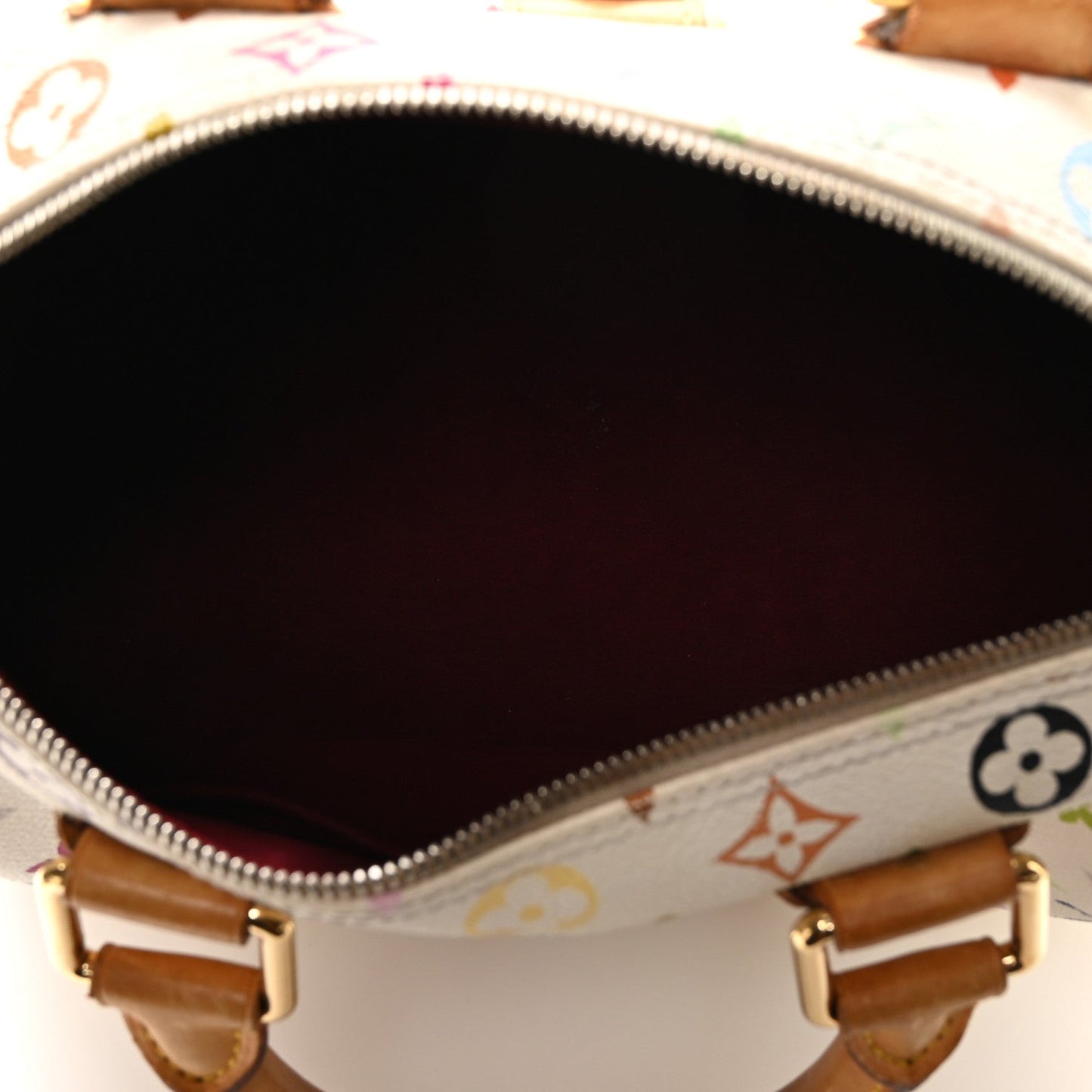 Monogram Multicolor Speedy 30 White