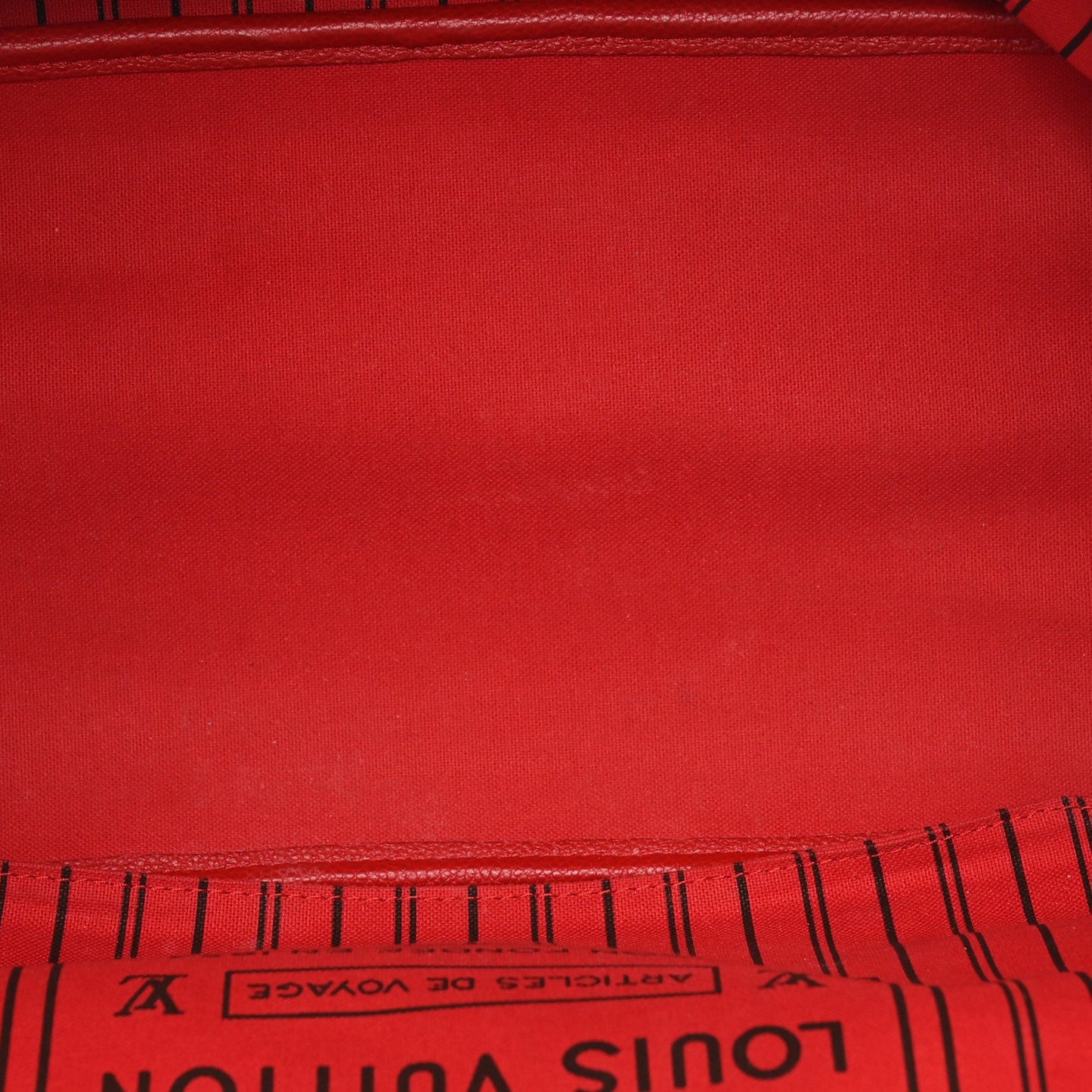 Monogram Inside Out Neverfull Bandouliere MM Rouge Sari