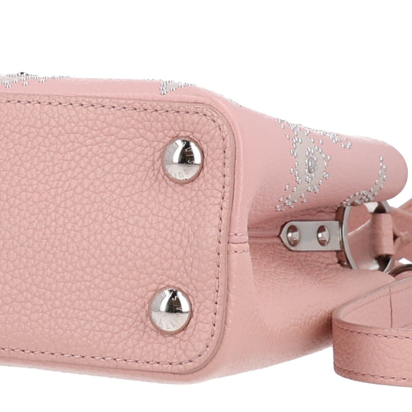 Taurillon Studded Flowers Capucines BB Magnolia
