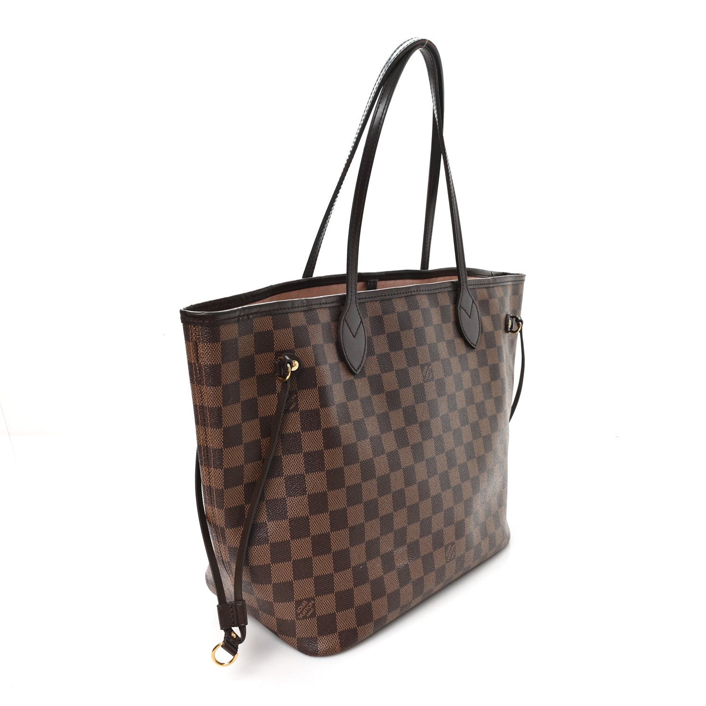 Damier Ebene Neo Neverfull MM Rose Ballerine