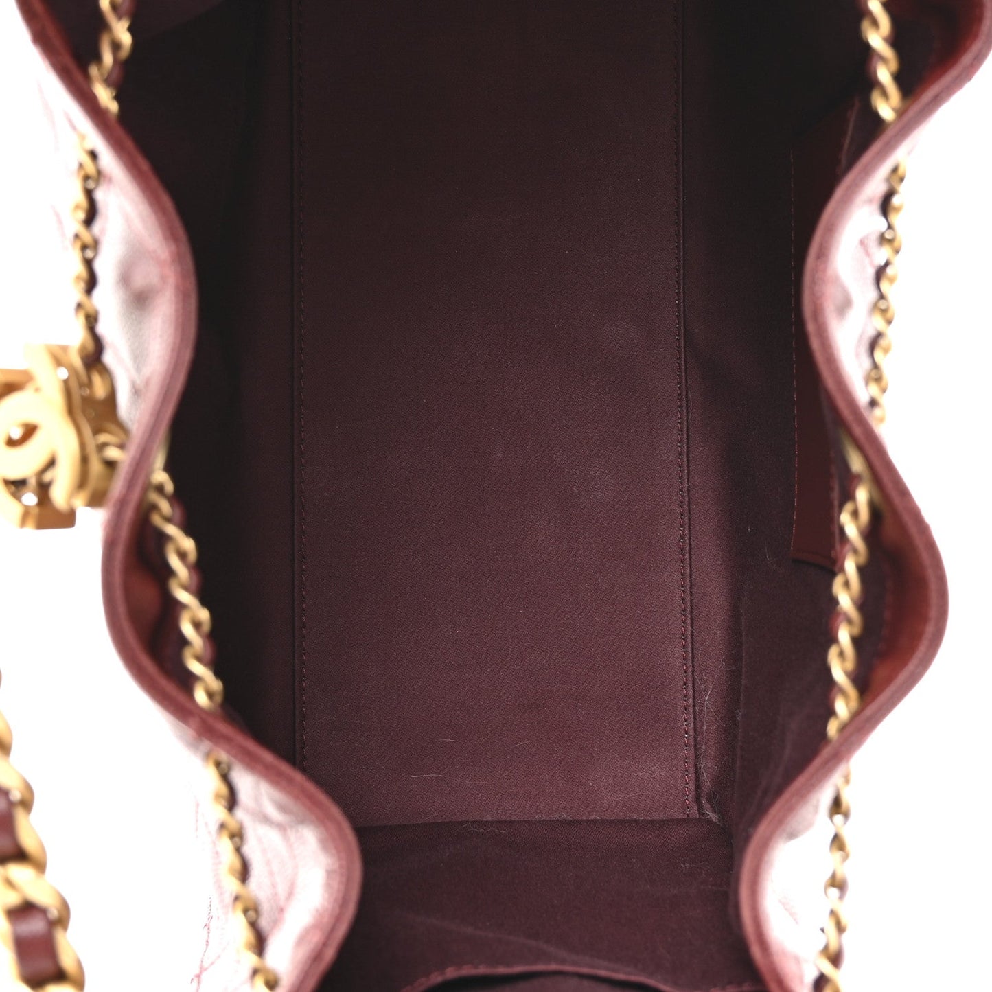 Caviar Quilted Small Chanel 25 Handbag Burgundy