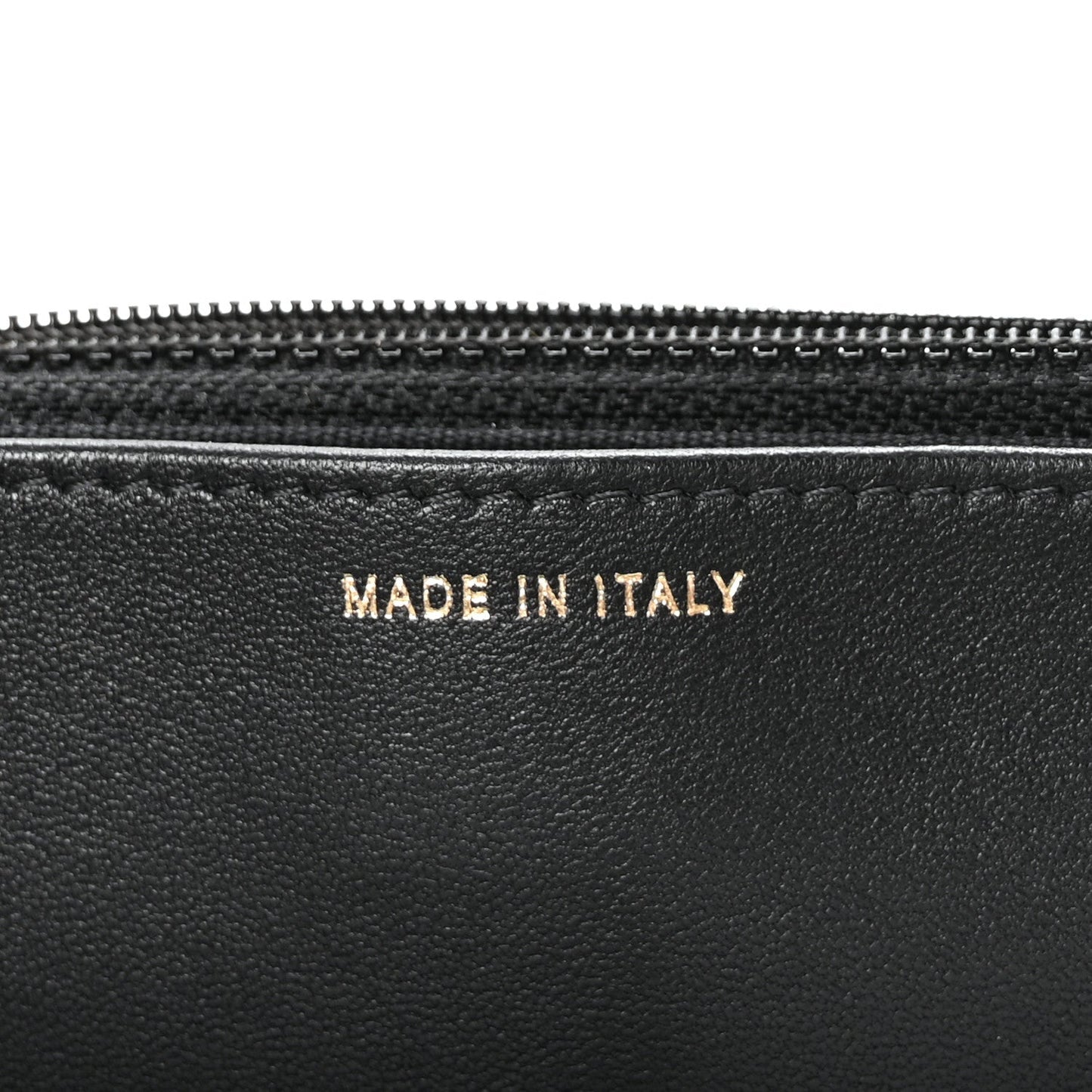 Lambskin Quilted Trendy CC Wallet On Chain WOC Black