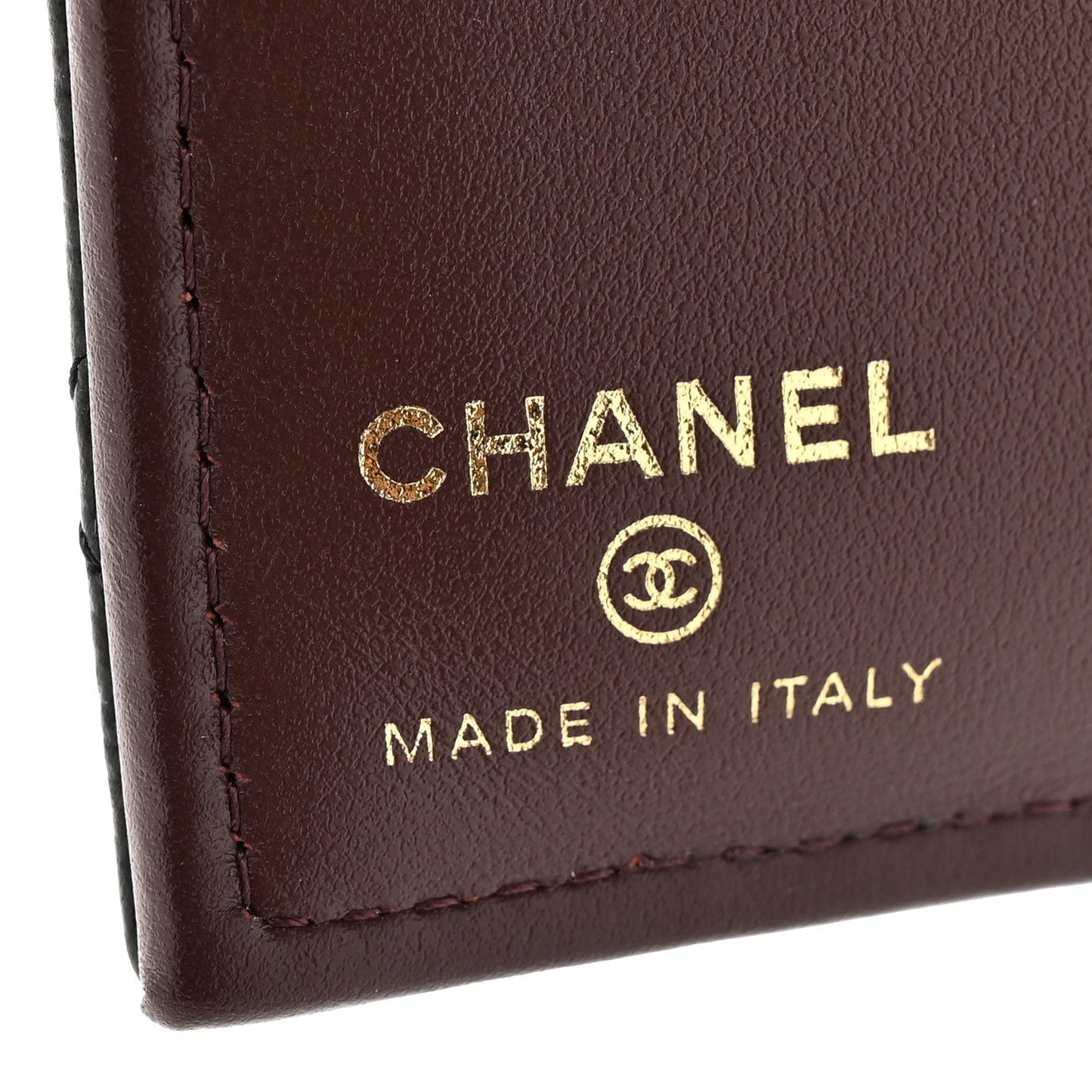 Caviar Quilted Passport Holder Black