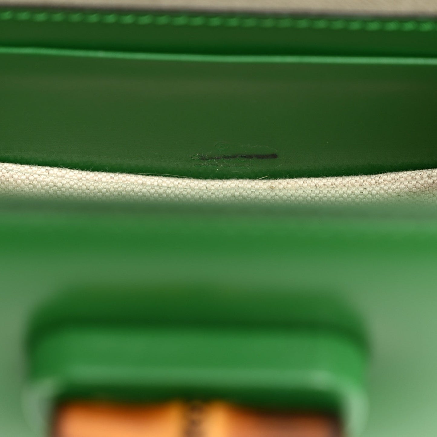 Boarded Dyana Lux Calfskin Web Small Bamboo 1947 Top Handle Bag Spring Green