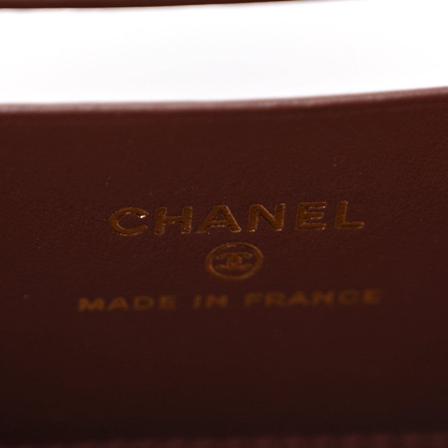 Caviar Quilted Small Vanity Case With Chain Black
