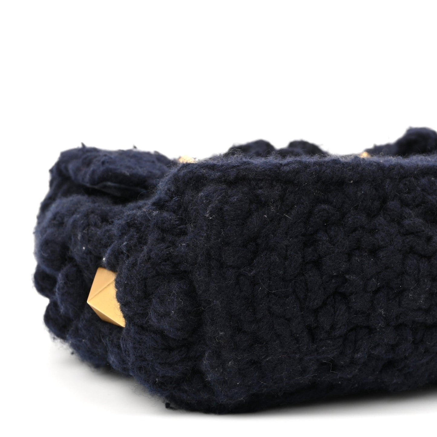 Cashmere Large Roman Stud Shoulder Bag Marine