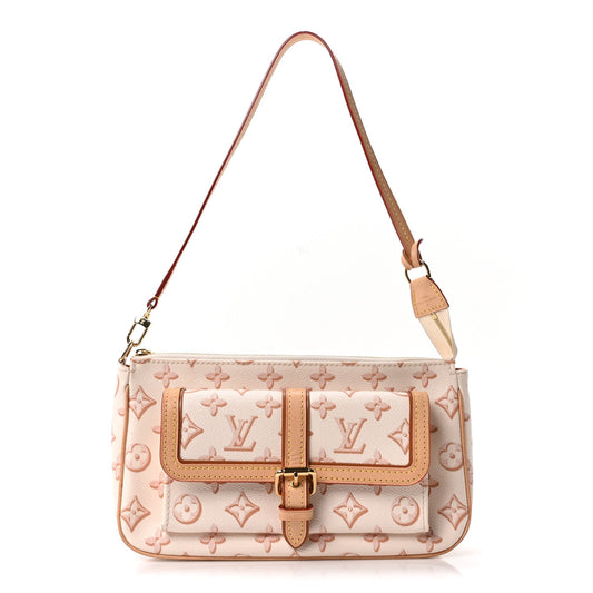 Monogram Fall For You Maxi Multi Pochette Accessories Beige Clair