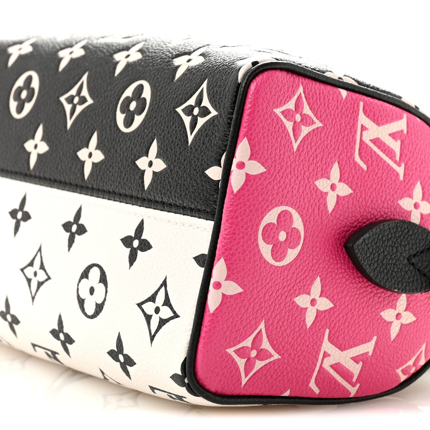 Empreinte Monogram Spring in the City Speedy Bandouliere 20 Black White Pink