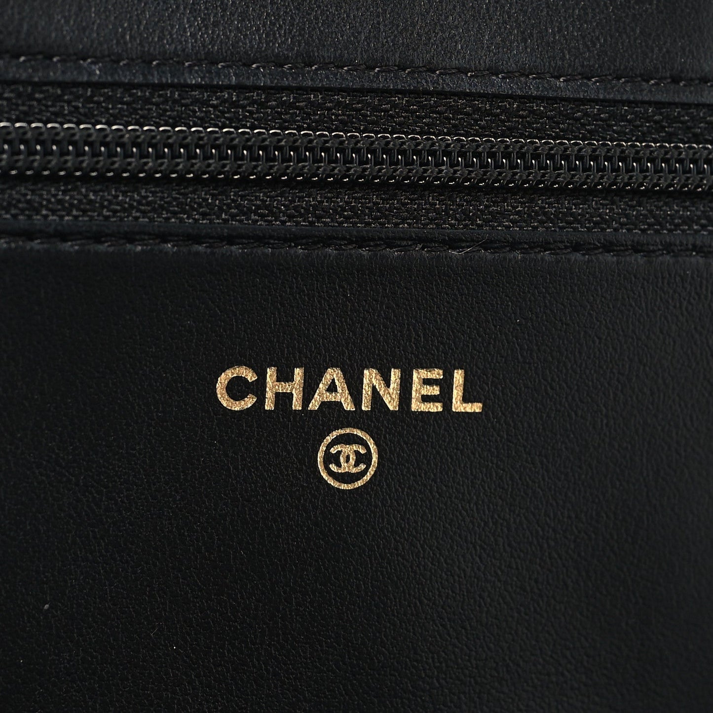 Caviar Quilted Boy Wallet On Chain WOC Black