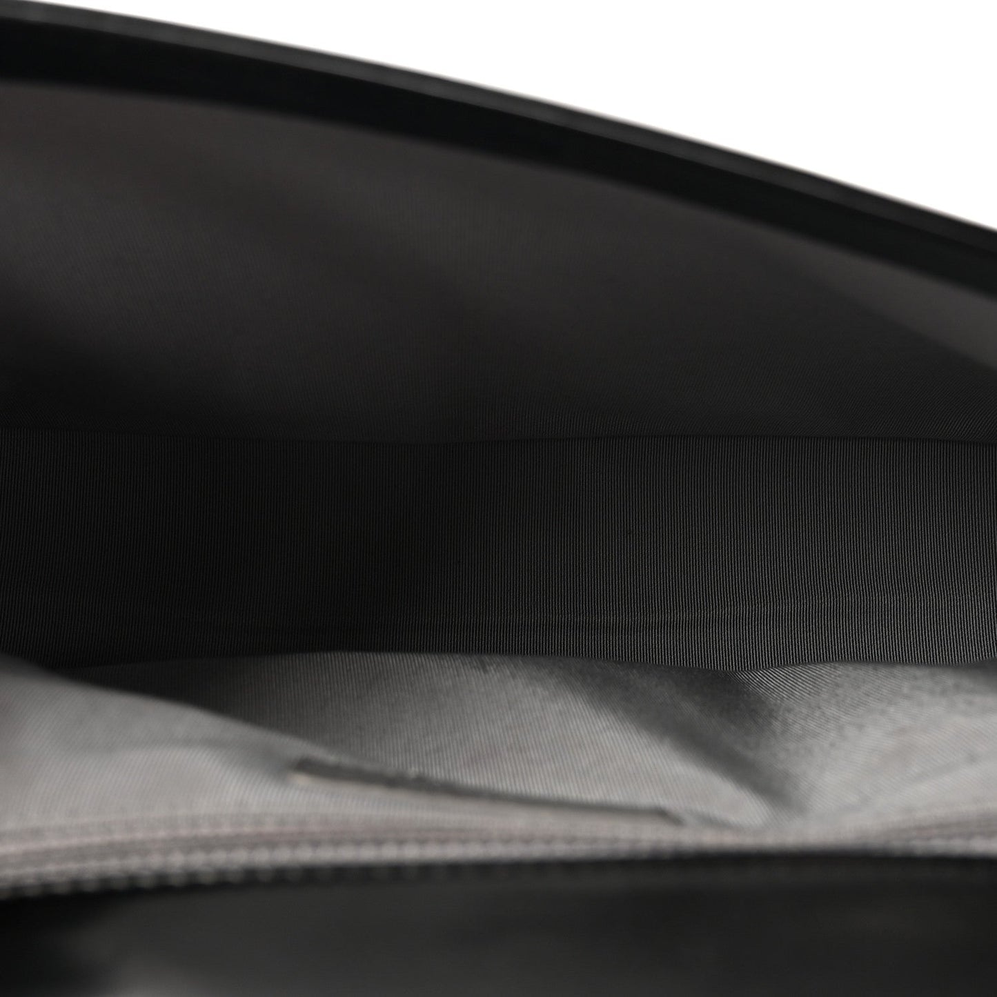 Glazed Calfskin Large Boy Flap Black
