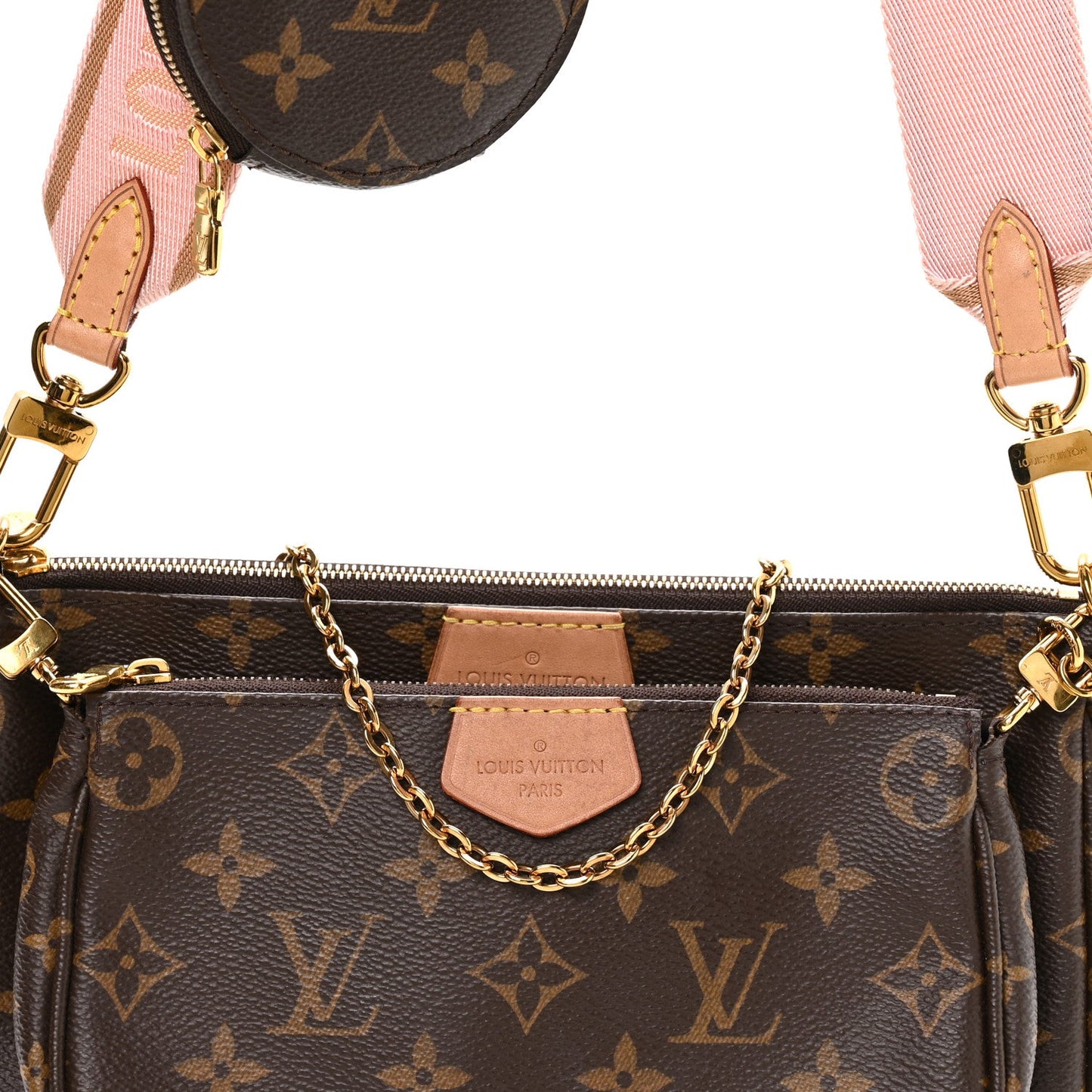 Monogram Multi Pochette Accessories Rose Clair