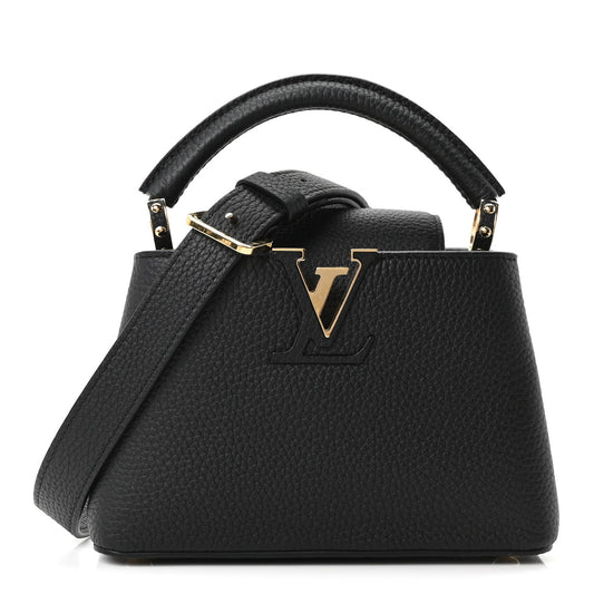 Taurillon Mini Capucines Black