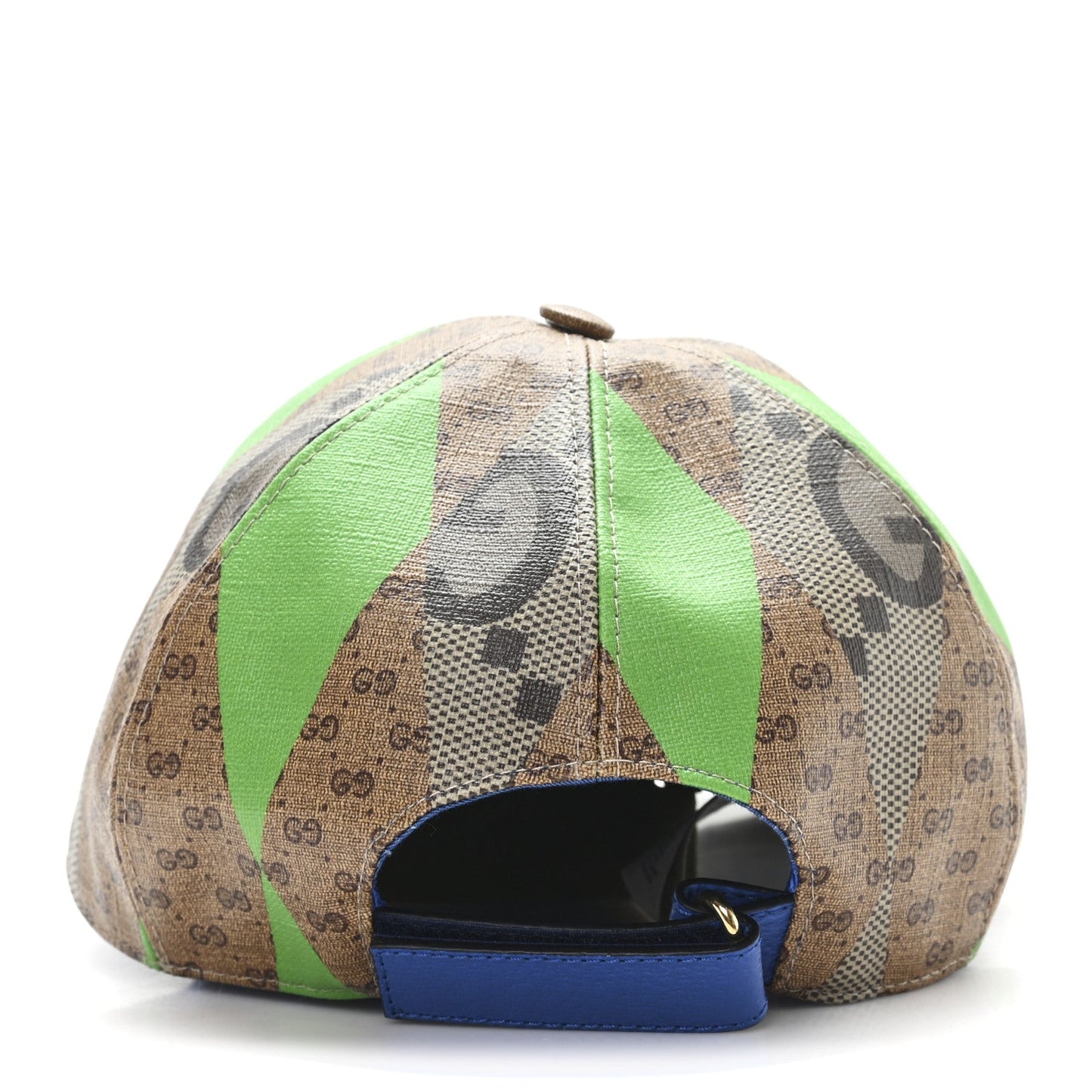 GG Supreme Monogram Mix Textured Patchwork Rhombus Baseball Hat XL Beige