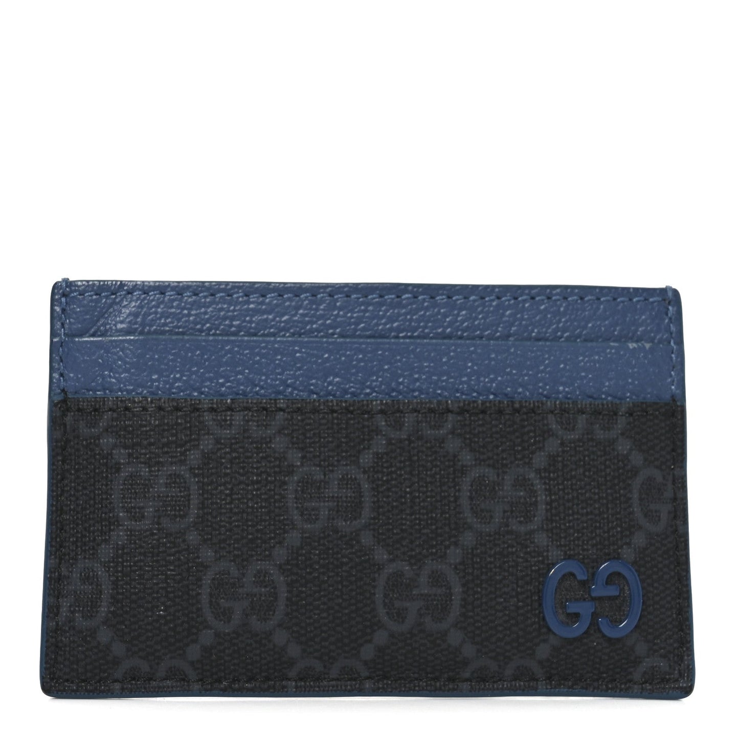 GG Supreme Monogram Bi-Color Card Holder