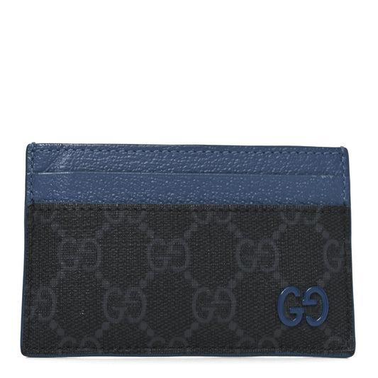 GG Supreme Monogram Bi-Color Card Holder