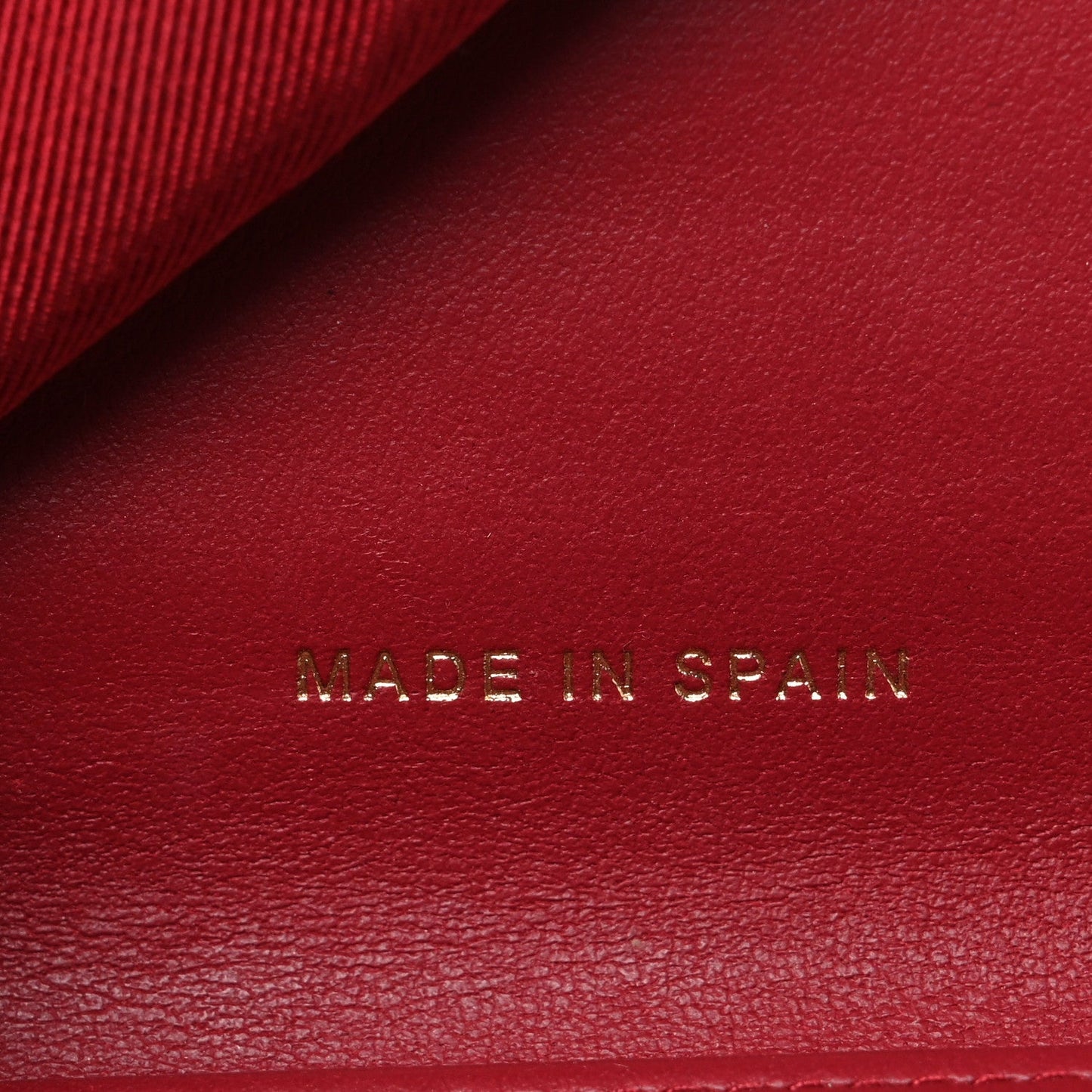 Caviar Quilted Compact Flap Wallet Dark Red