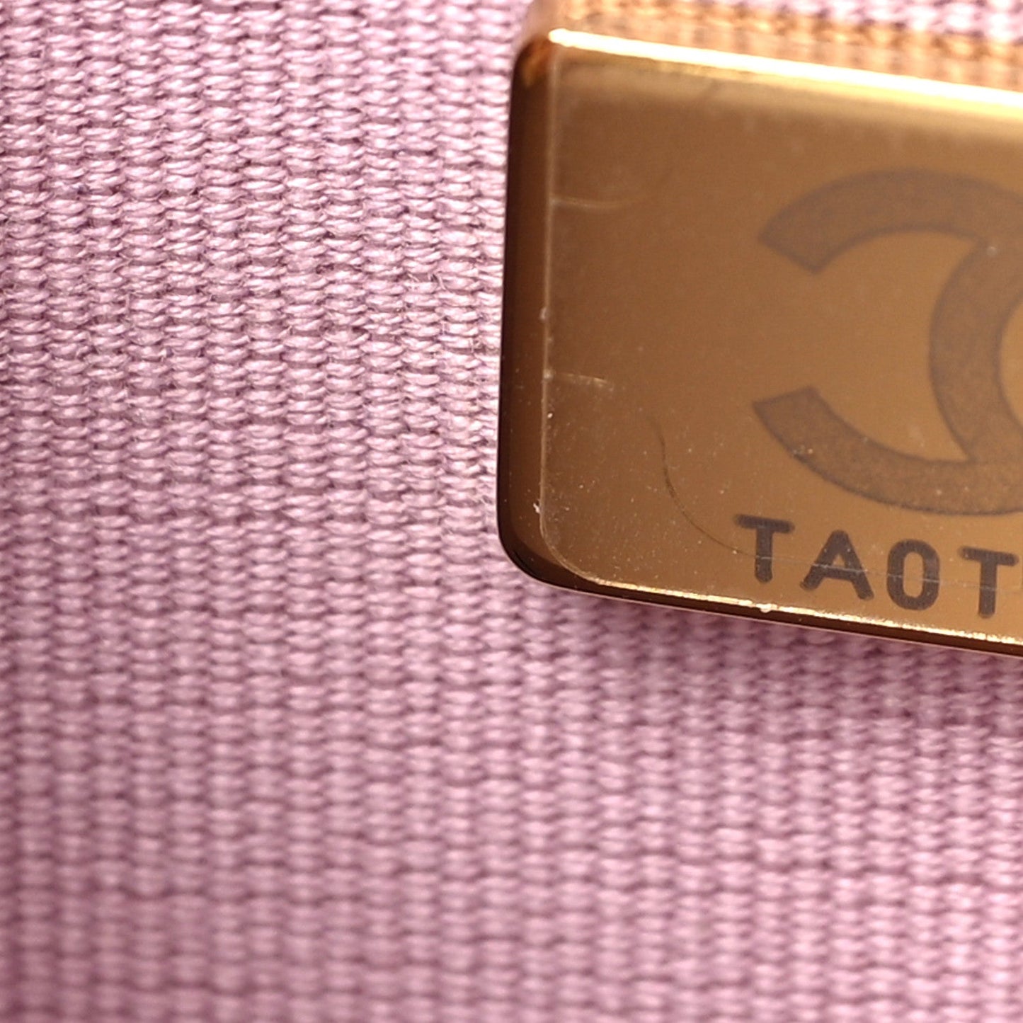 Caviar Quilted Wallet on Chain WOC Light Pink