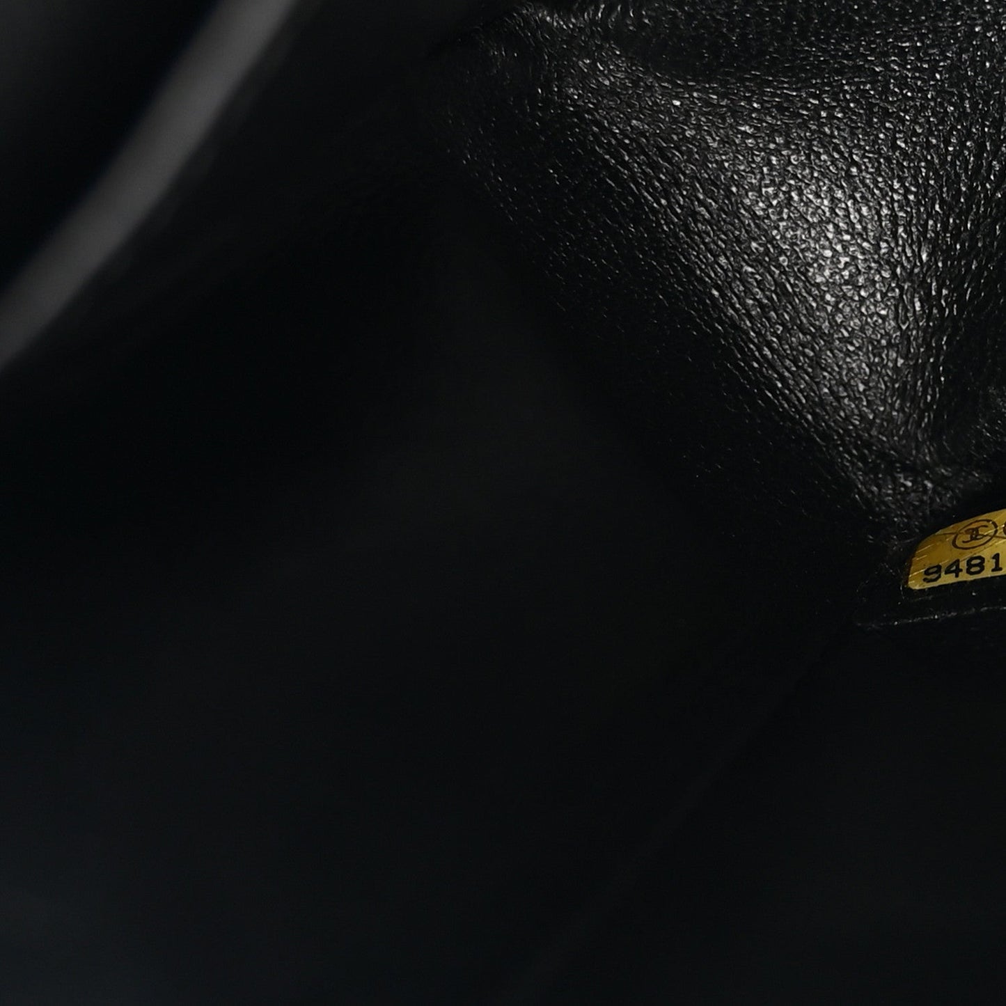 Tweed Quilted Medium Double Flap Black