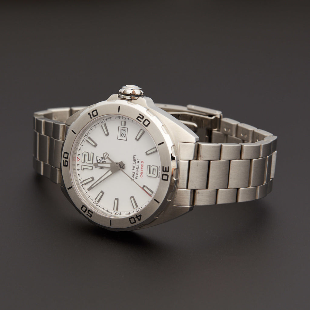 Tag Heuer Formula 1 White Dial Watch for Men - WAZ2114.BA0875