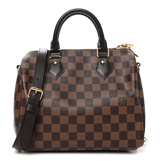 Damier Ebene Speedy Bandouliere 25