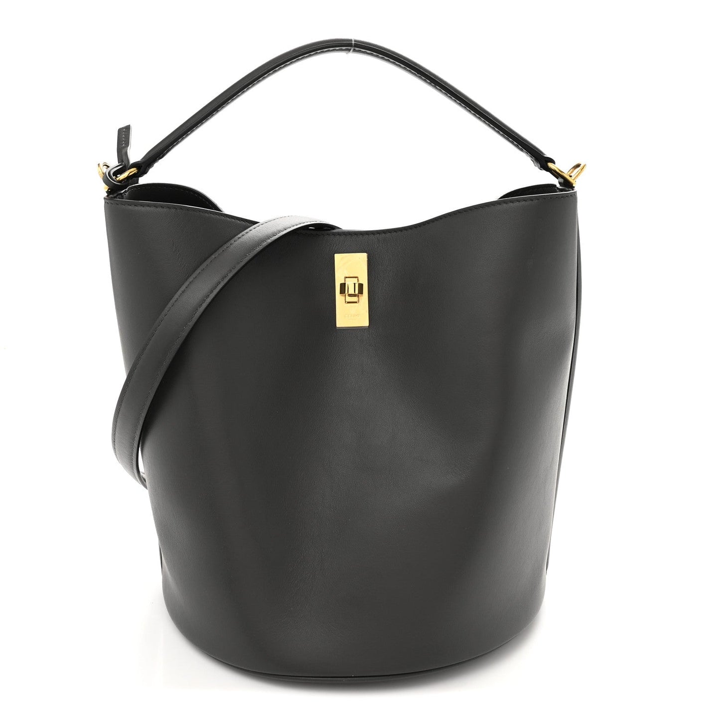 Smooth Calfskin Bucket 16 Bag Anthracite