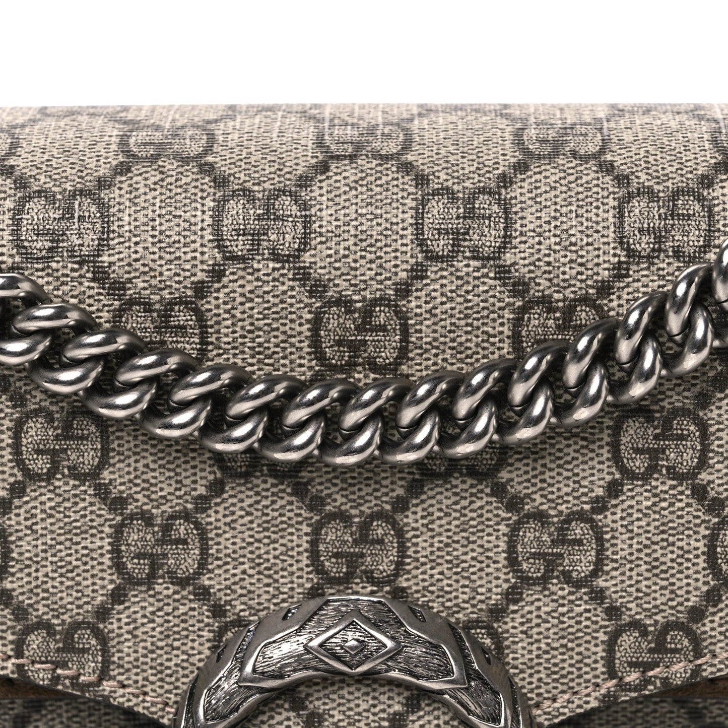 GG Supreme Monogram Small Dionysus Shoulder Bag Taupe