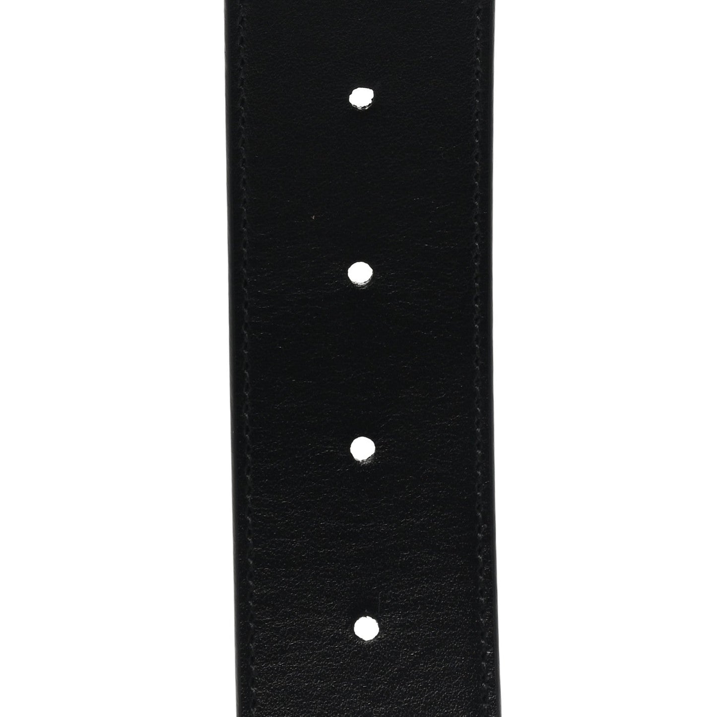 GG Supreme Monogram Plutone Calfskin Palladium Double G Reversible 37mm Belt 90 36 Beige Ebony Black