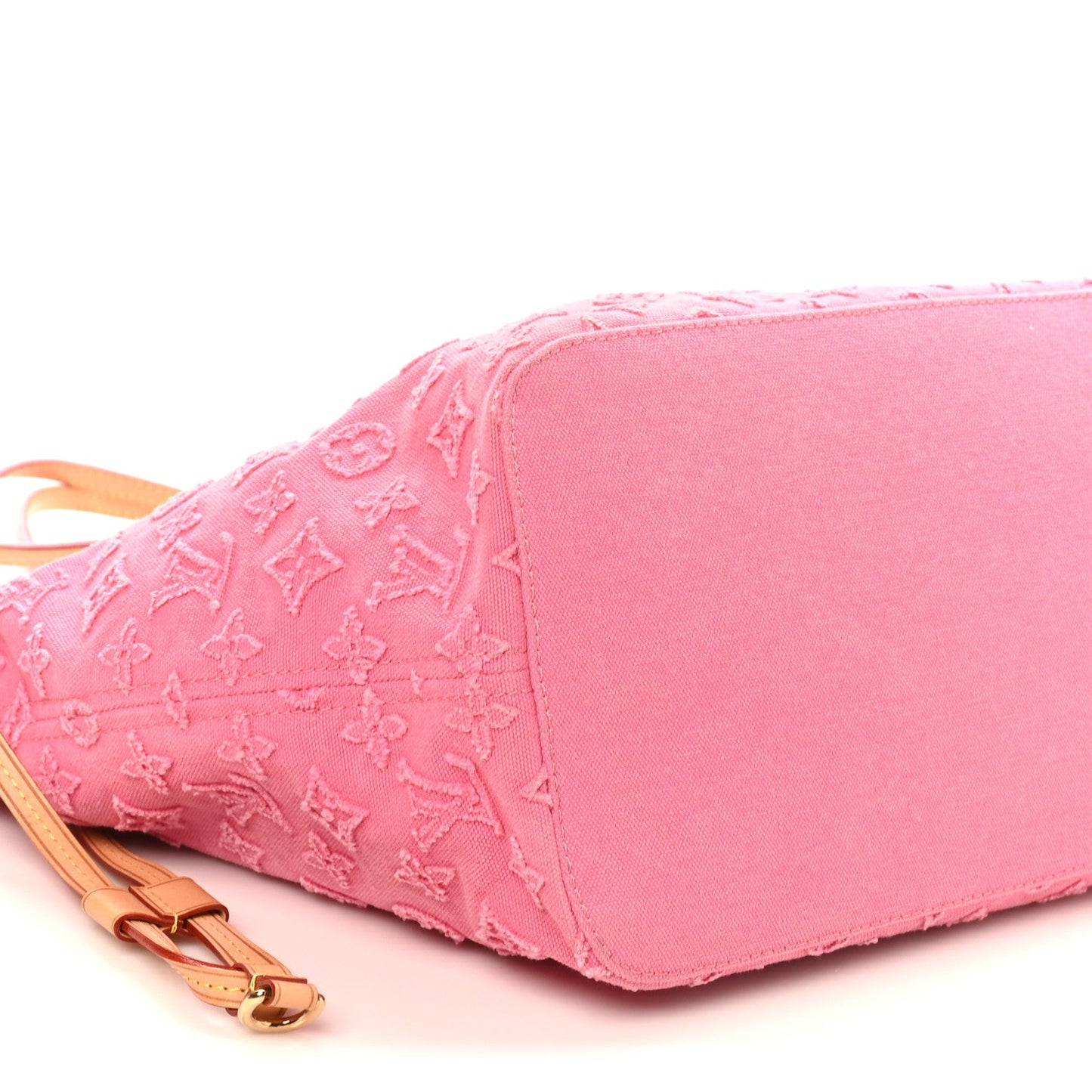 Monogram Denim Neverfull MM Rose