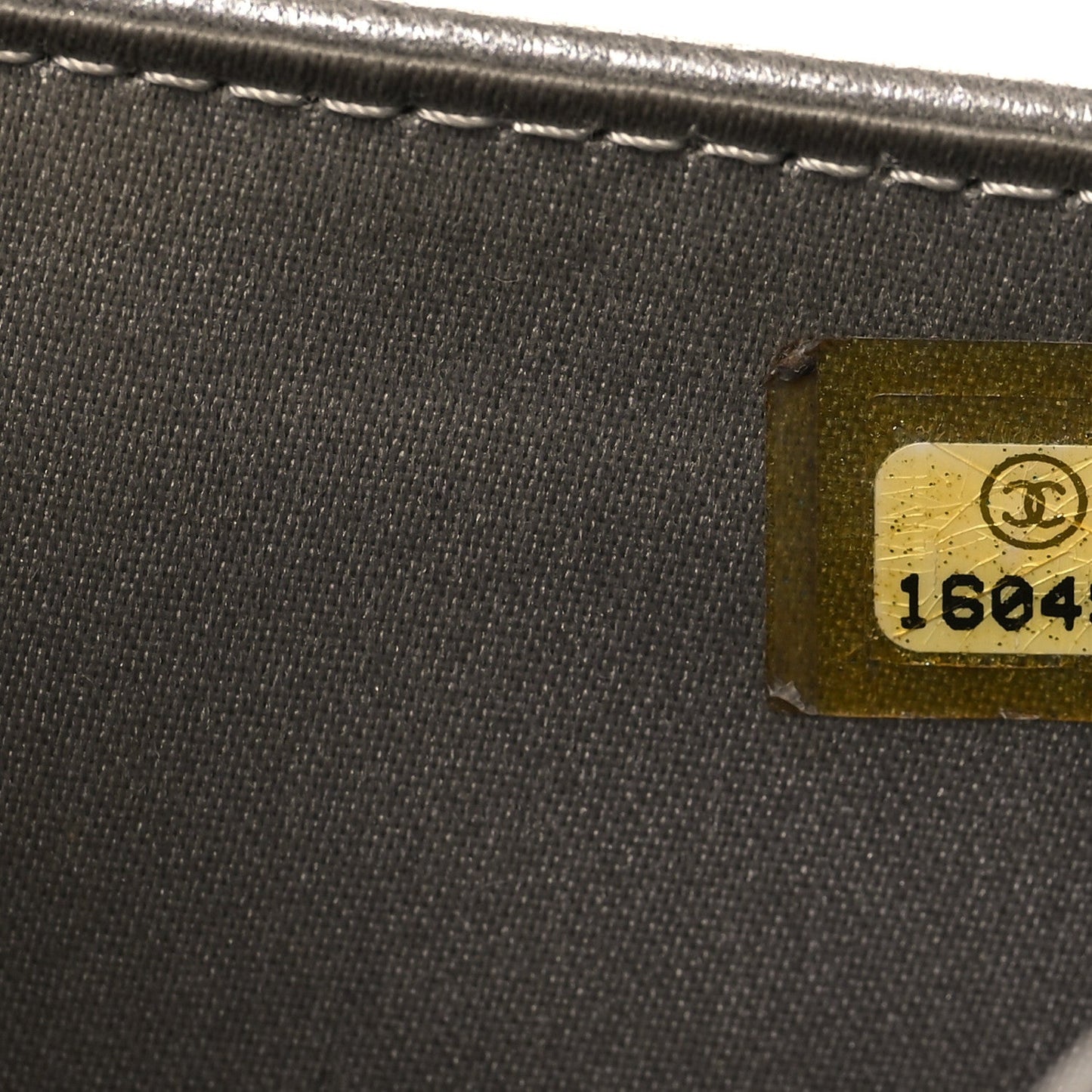 Lambskin Camellia Embossed Zipped Pocket Wallet Black