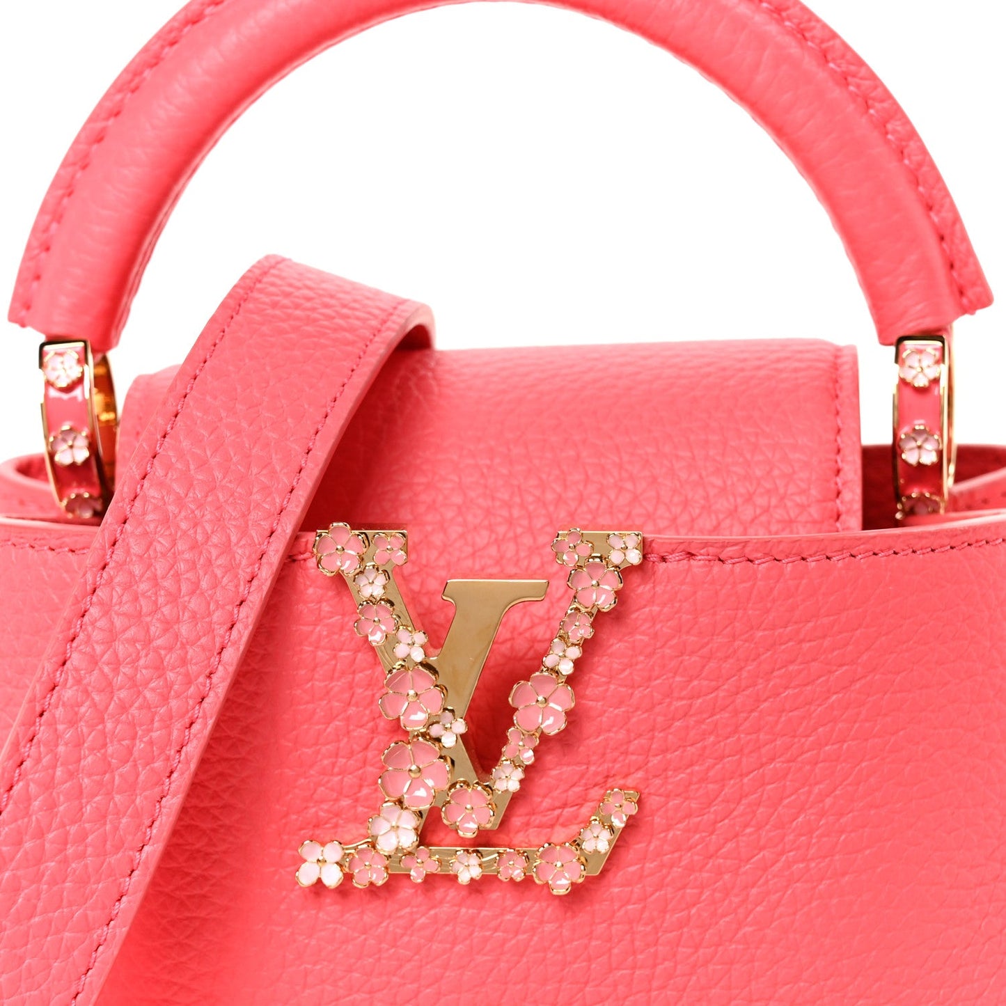 Taurillon LV Bloom Capucines Mini Pink Sky