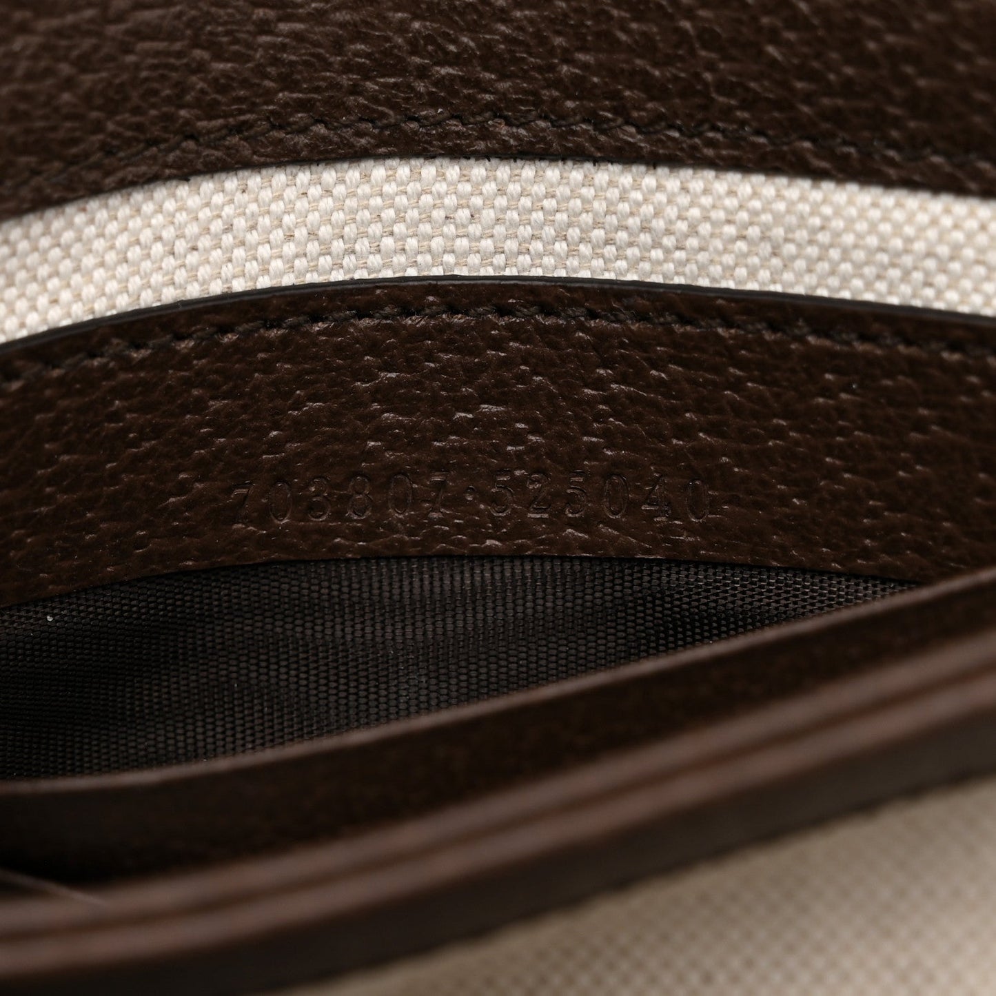 GG Supreme Monogram Textured Dollar Calfskin Blondie Belt Bag 75 30 Beige Ebony New Acero