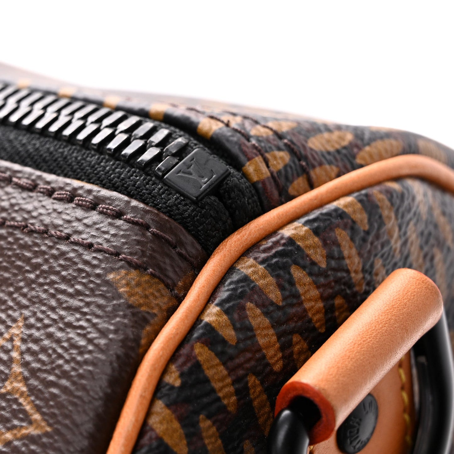 X NIGO Giant Damier Ebene Monogram Keepall Bandouliere 50