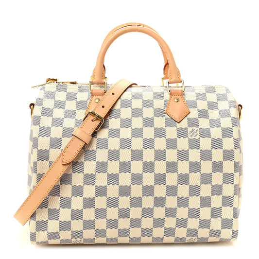 Damier Azur Speedy Bandouliere 30
