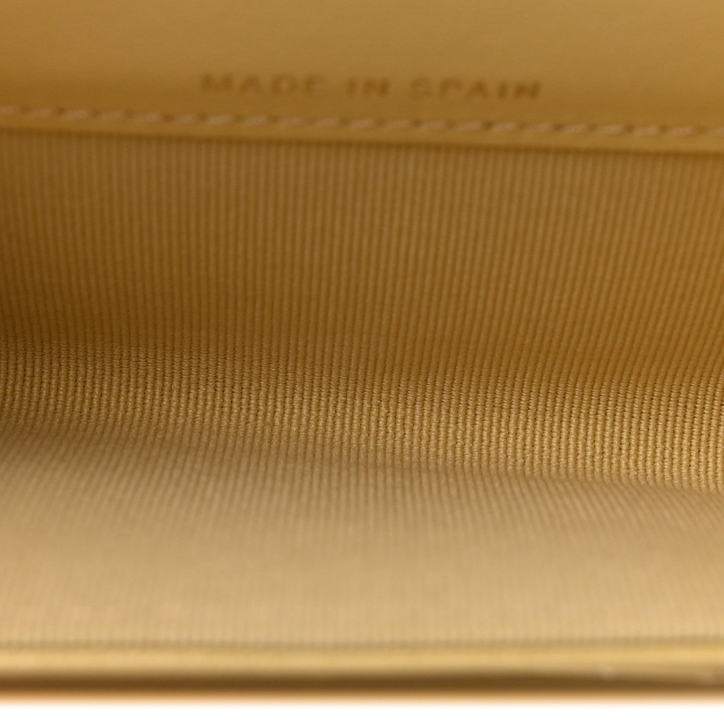 Lambskin Quilted Chanel 19 Flap Card Holder Yellow