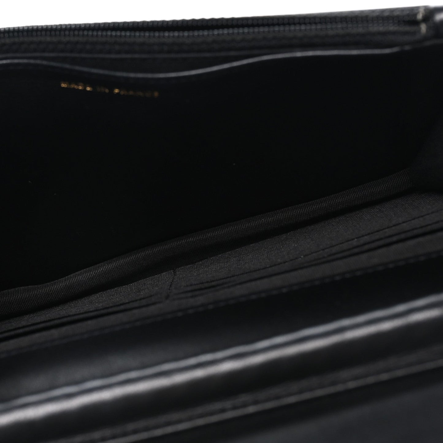Caviar Quilted Boy Wallet On Chain WOC Black