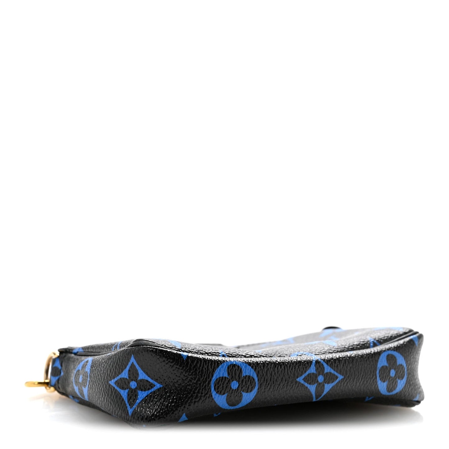 Colored Monogram Mini Pochette Accessories Blue Black