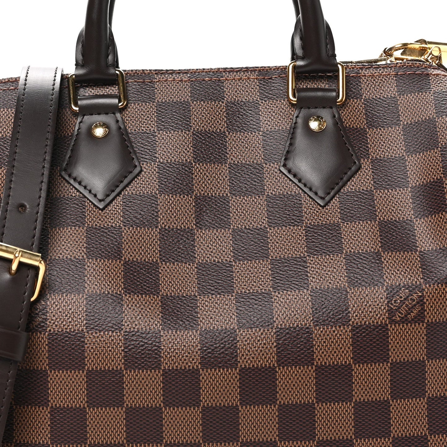 Damier Ebene Speedy Bandouliere 25