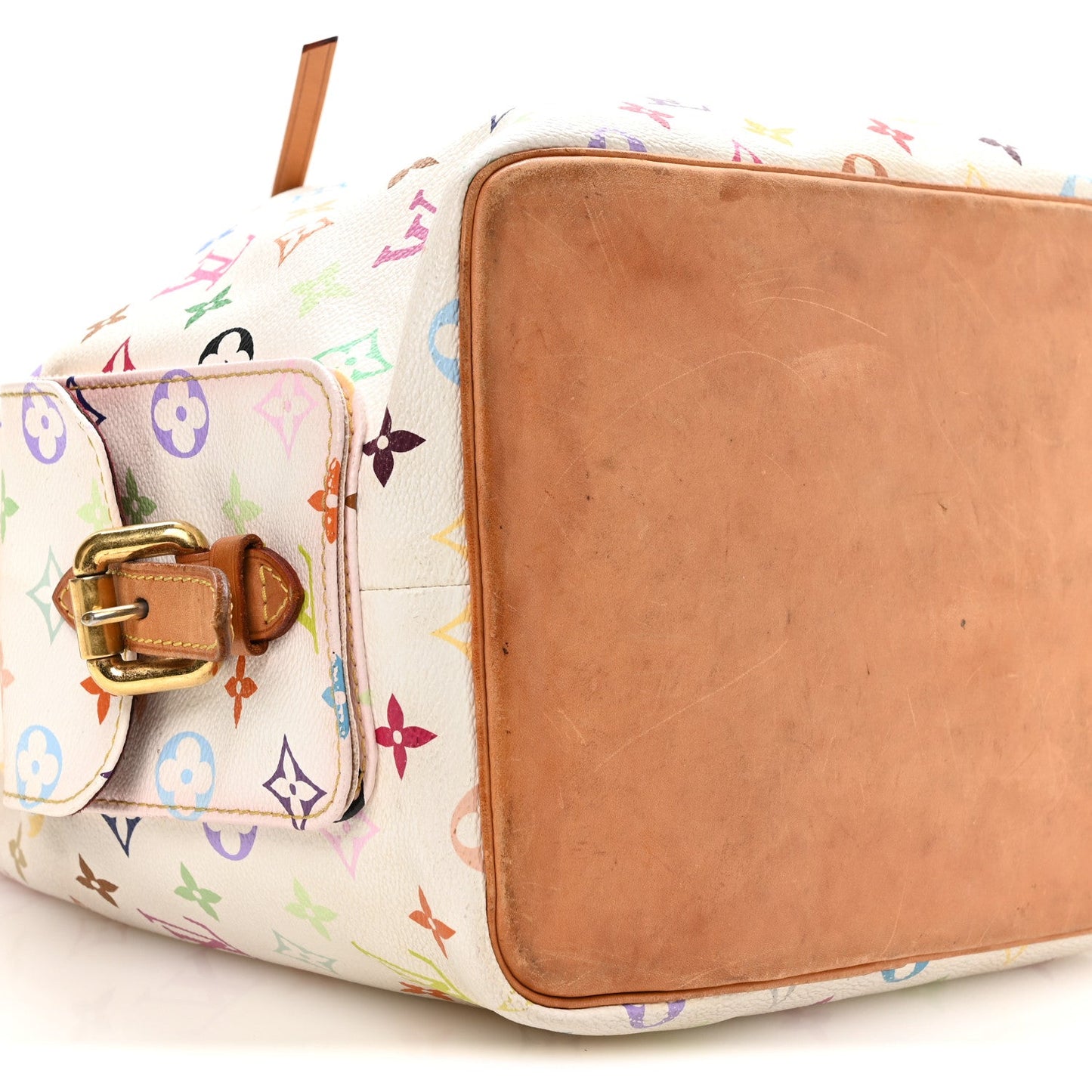 Monogram Multicolor Petit Noe White