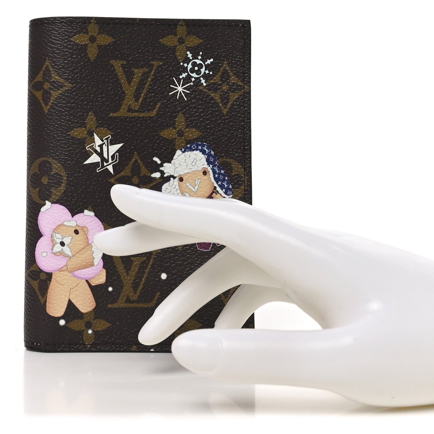 Monogram 2025 Christmas Animation Passport Cover Azur Frost