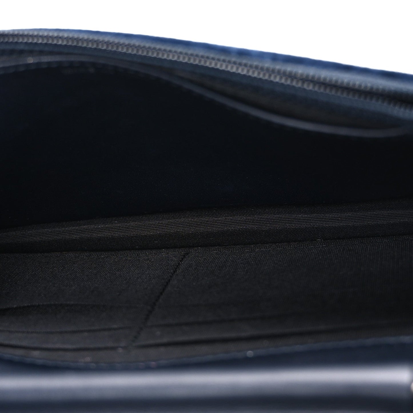 Velvet Quilted Boy Wallet On Chain WOC Blue