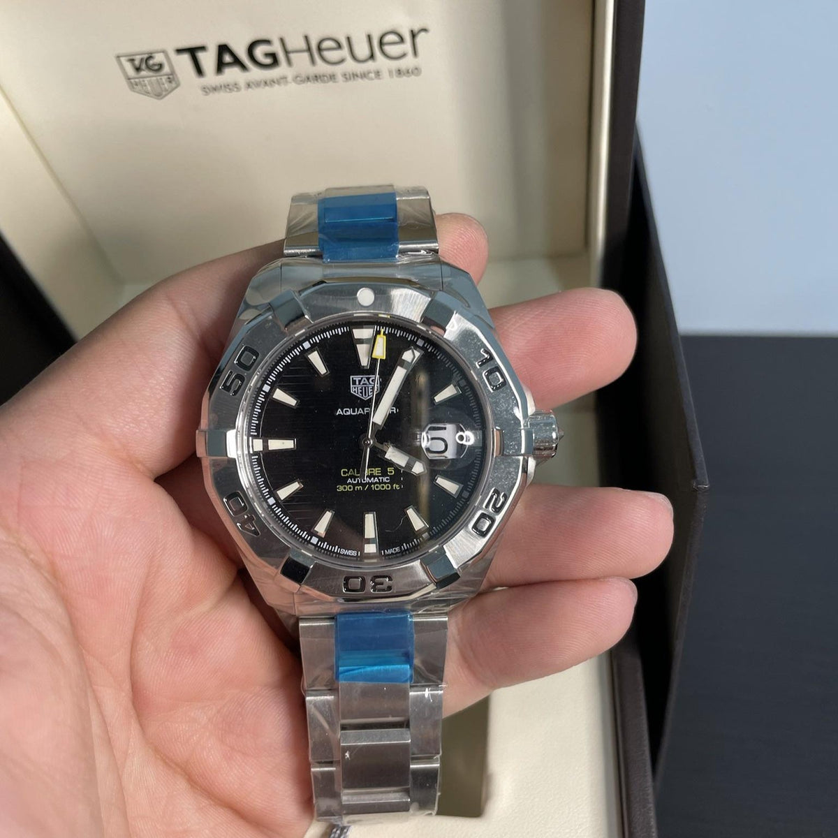 Tag Heuer Aquaracer Black Dial Watch for Men - WAY2010.BA0927