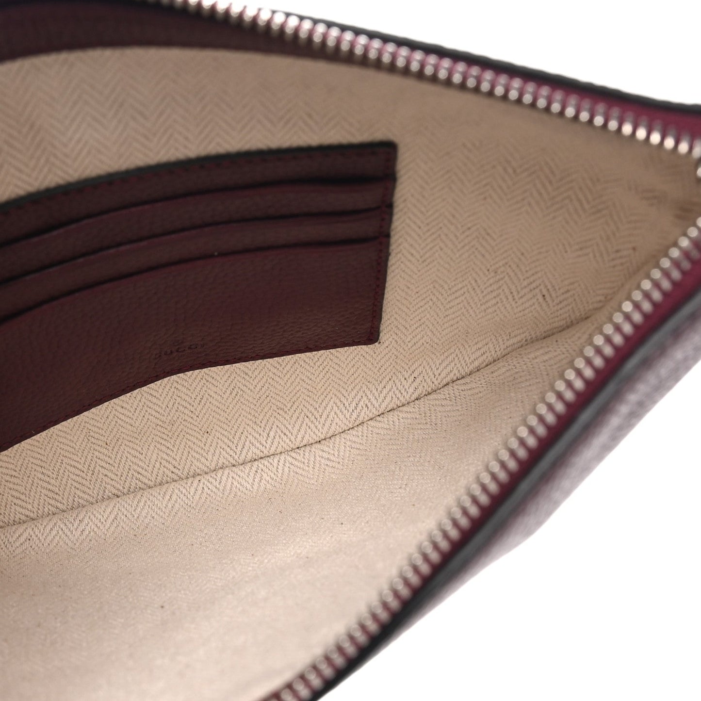 Pebbled Calfskin Mini B Shoudler Bag Burgundy